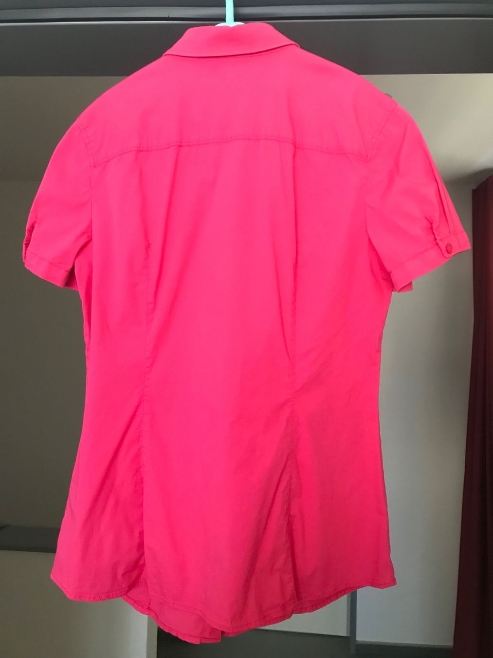 Esprit Blusen: Esprit Sommerbluse Pink Gr. 38 Kurzarm tailliert Baumwoll... – Neu (gemäss Beschreibung) aus Sirnach von primo.si 1