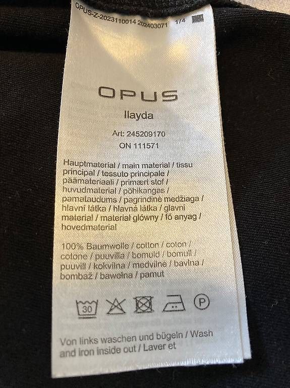 Opus Top: Opus Tanktop Gr. 40, schwarz – Usato da Mörschwil venduto da een_9yyh 1