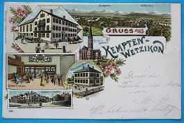 KEMPTEN - WETZIKON LITHO AK