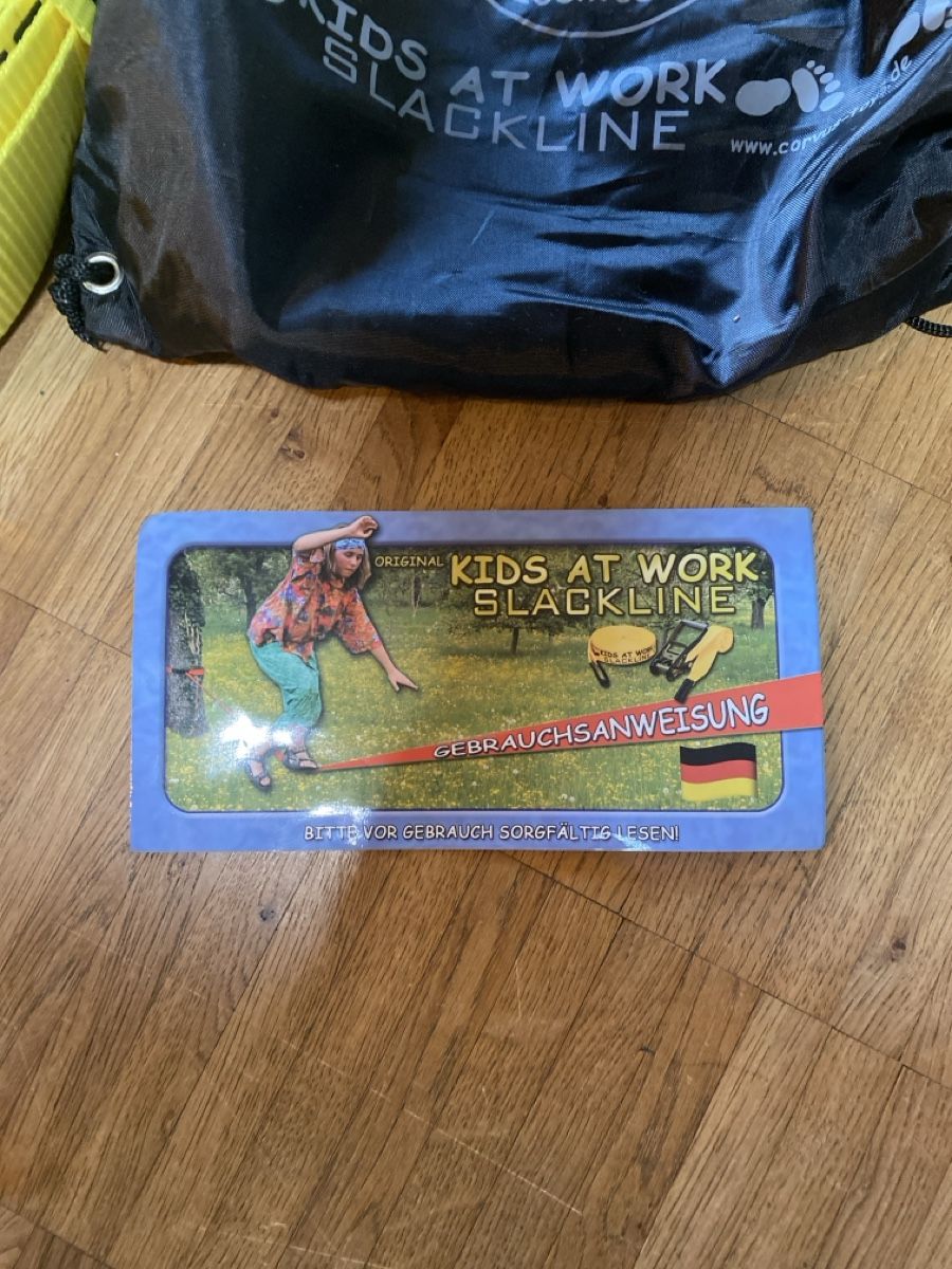 Giochi: Kids at Work Slackline Set Outdoor – Nuovo (secondo la descrizione) da Uster venduto da jro_xn9j 2
