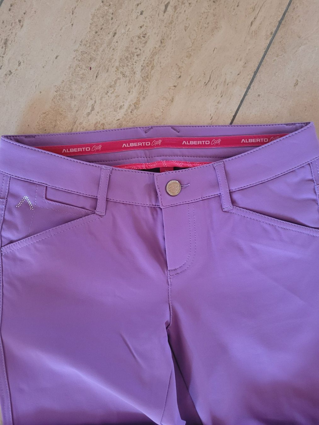 Pantalons: Golf Damenhose Alberto Gr. 32 lila – D'occasion à Auslikon par hera8331 2