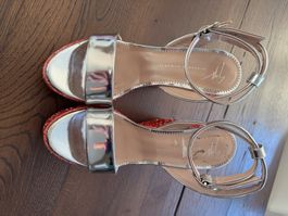 Guiseppe Zanotti Wedges Glitzer 37 NEU