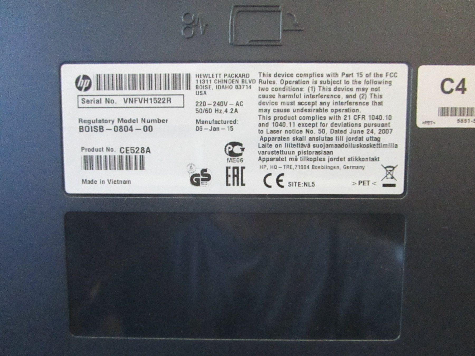 Drucker: HP Laserjet P3015 – Gebraucht aus Kollbrunn von Lapce 3