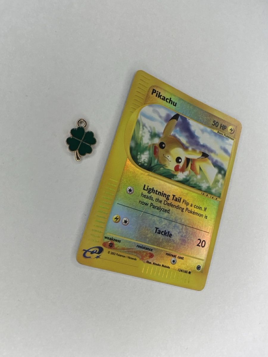 Pokémon Cartes à collectionner: Pikachu 124/165 Expedition Base Set Reverse Holo – D'occasion à Uster par Neonschwarz 1