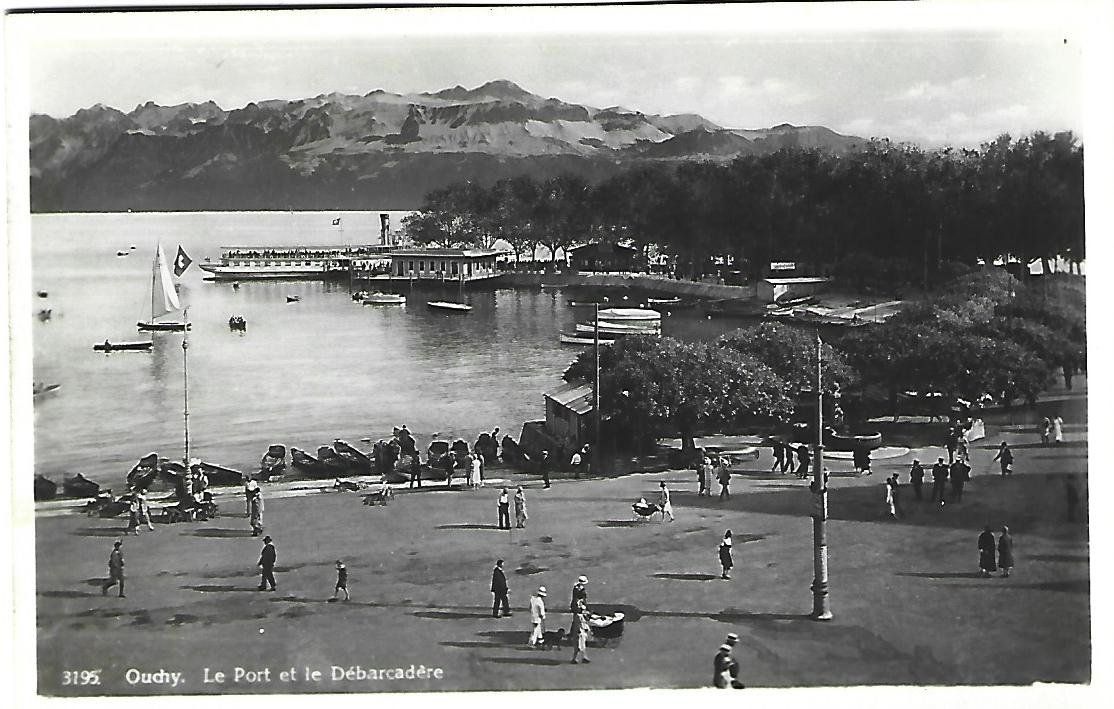 Cartoline postali: Ouchy Ler Port – Usato da Wetzikon ZH venduto da Brulu100