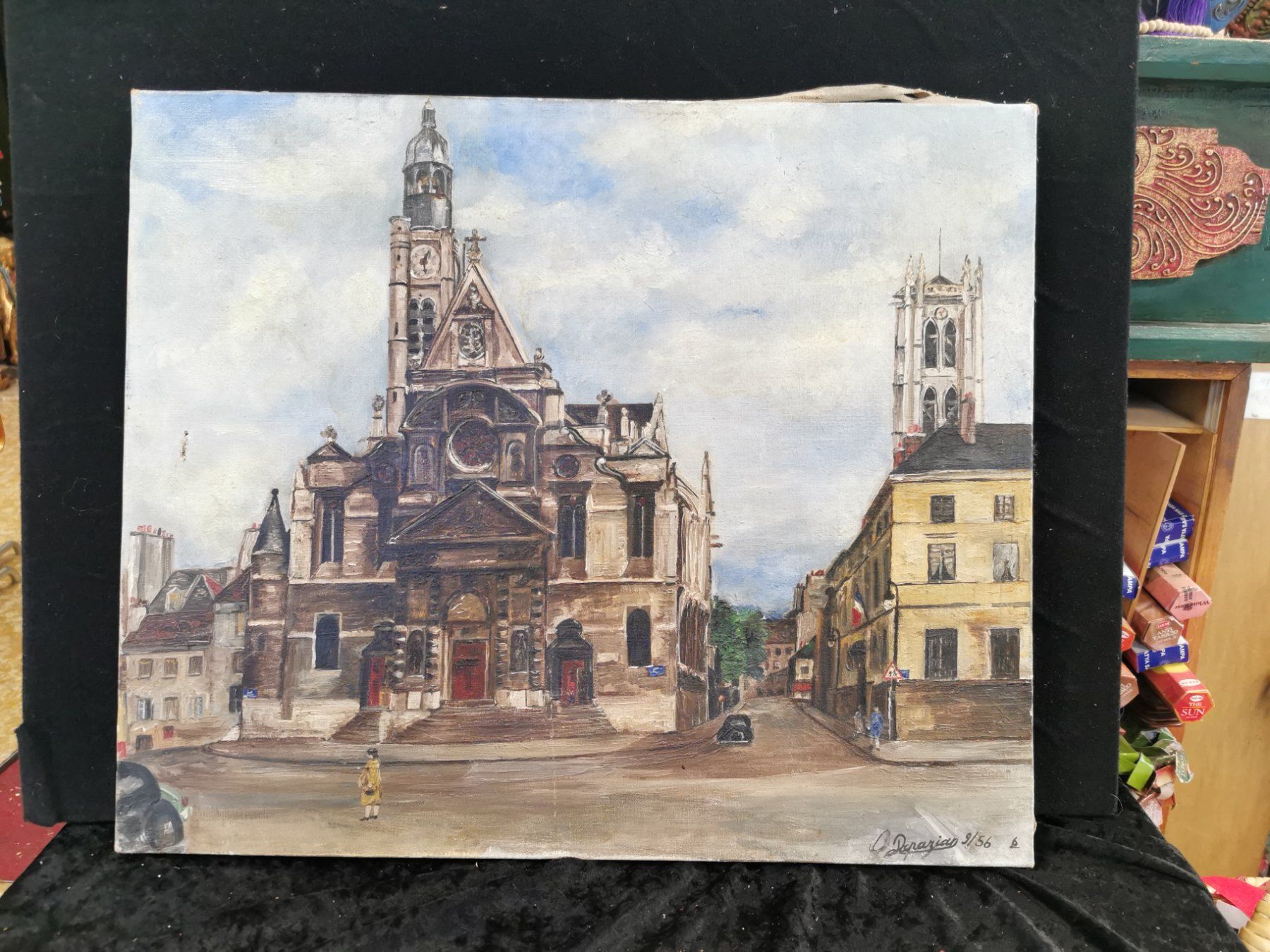 Dipinti: HUILE SUR TOILE SIGNÉE ET DATÉE 9/56 – Usato da Genève venduto da Qanil77