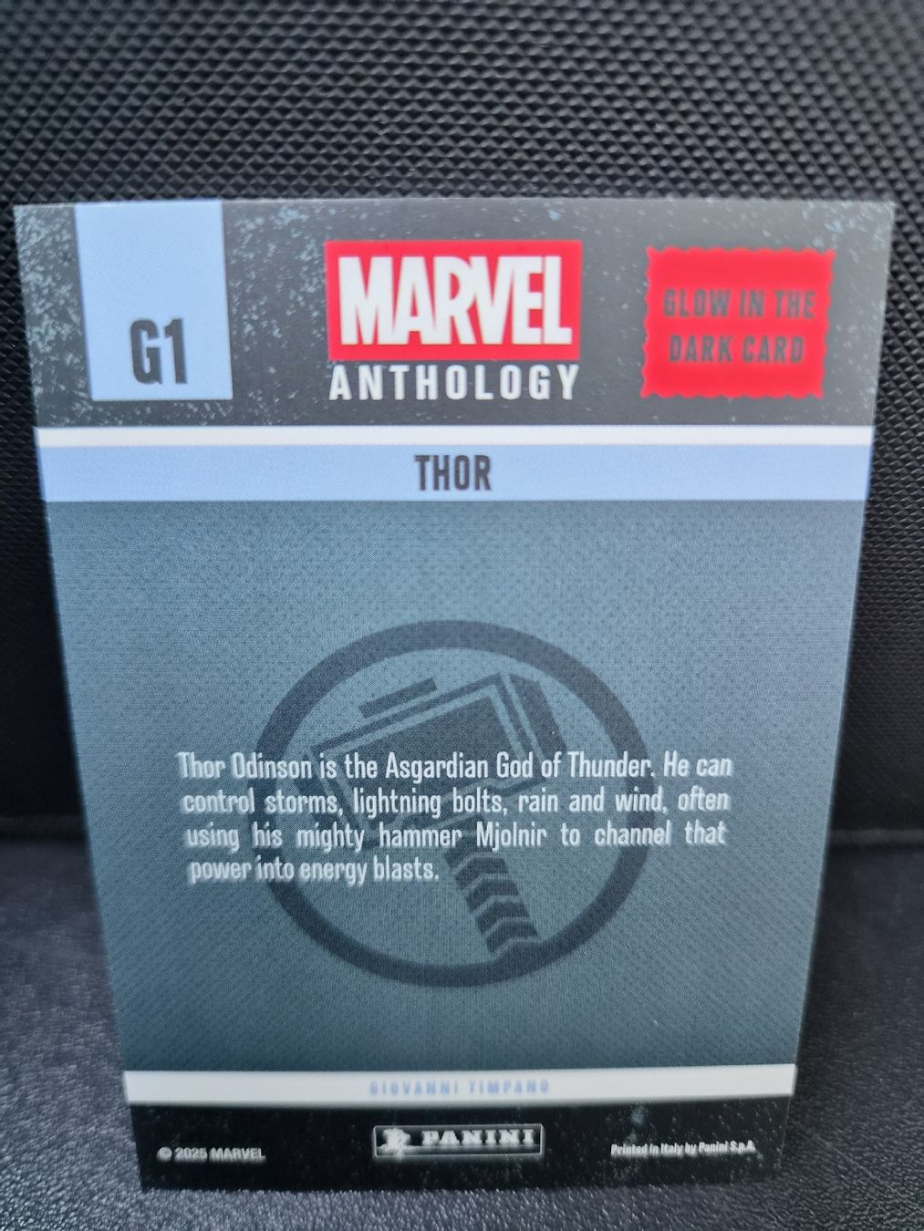 Marvel Carte collezionabili: Carte Marvel Anthology Thor Panini G1 phosphorescente – Nuovo (secondo la descrizione) da Attalens venduto da Thominho 1