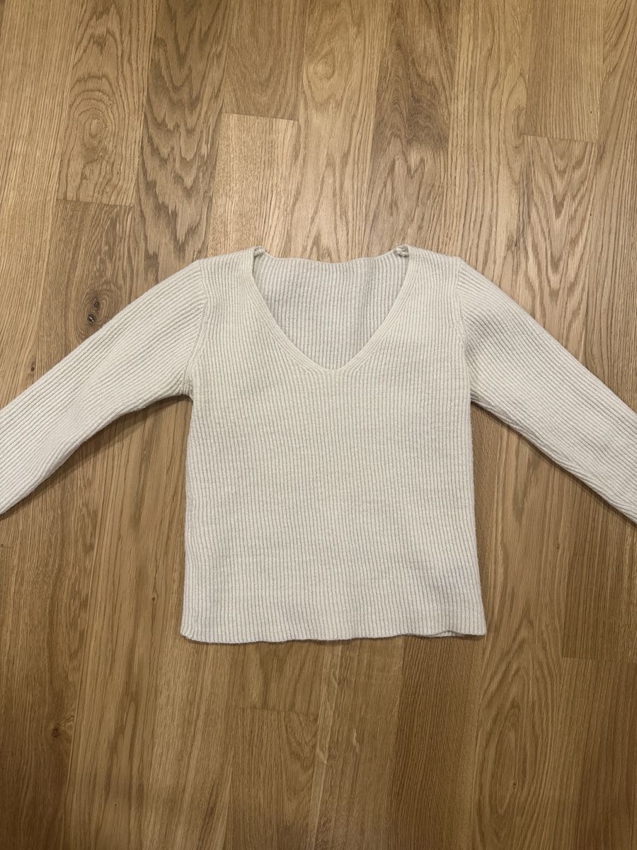 Maglioni & Felpe: Schicker Damenpulli, Groesse S, beige, gerippt – Usato da Lufingen venduto da ott_r59k 2
