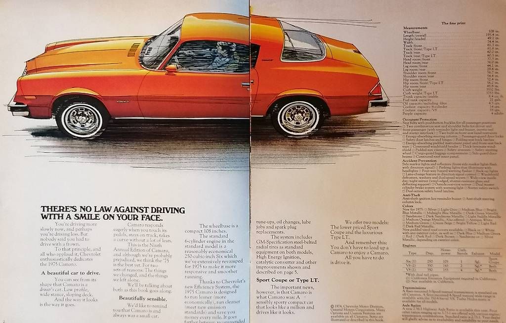 Chevrolet Documenti: Chevrolet Camaro 75 Prospekt – Usato da Stüsslingen venduto da Sandsalz 3