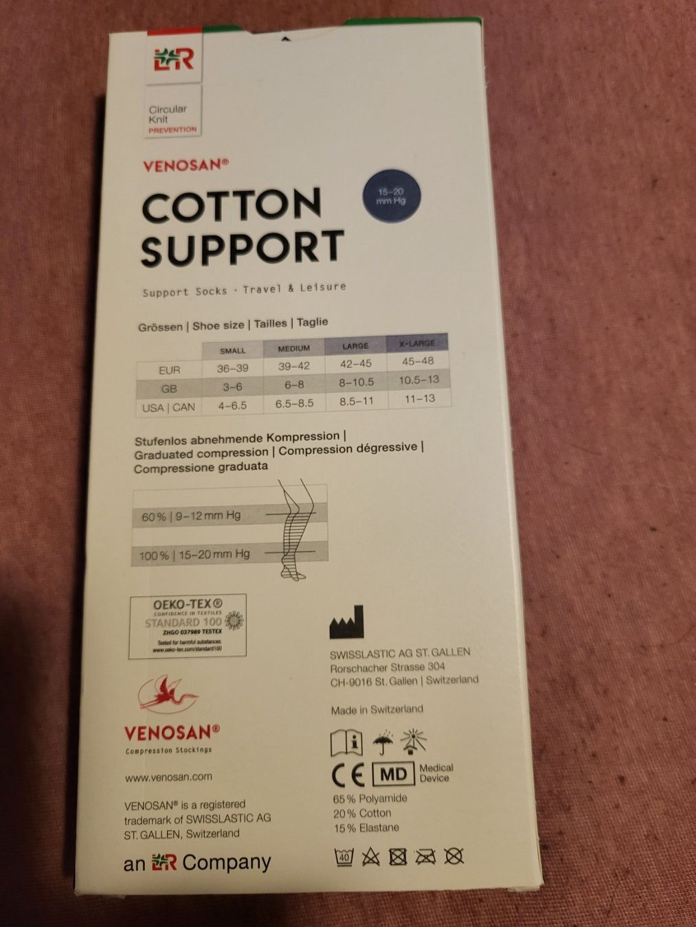 Calze: Venosan cotton support Stützsocken Gr. M – Usato da Mollis venduto da reiver 1