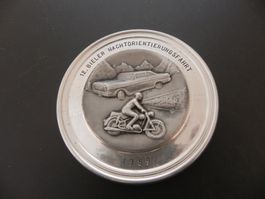 Medaille Biel Bienne Nachtorientierungs Fahrt 1969