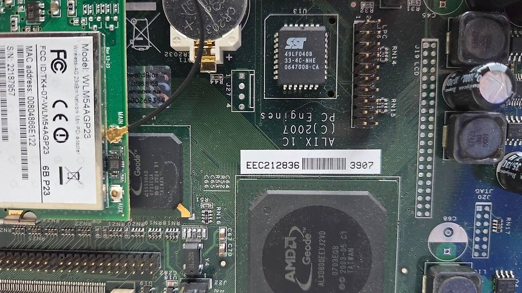 PC: PC Engines ALIX.1C Mini-ITX PC / Router inkl. Compex WLAN – Usato da Dietikon venduto da Lind05 2