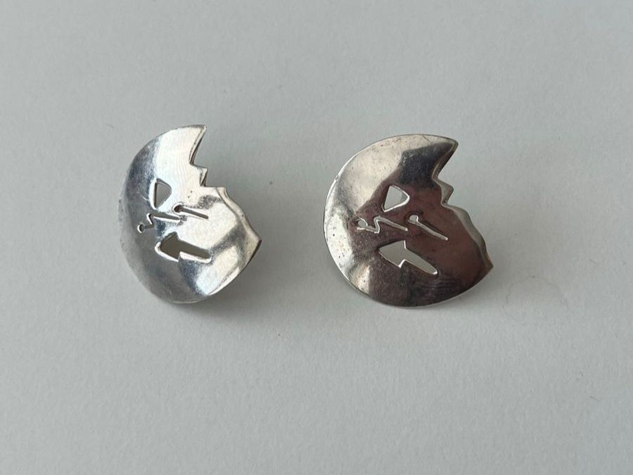 Orecchini pendenti & Orecchini a lobo: Vintage Ohrringe aus 925 Silber – Usato da Köniz venduto da mil_p