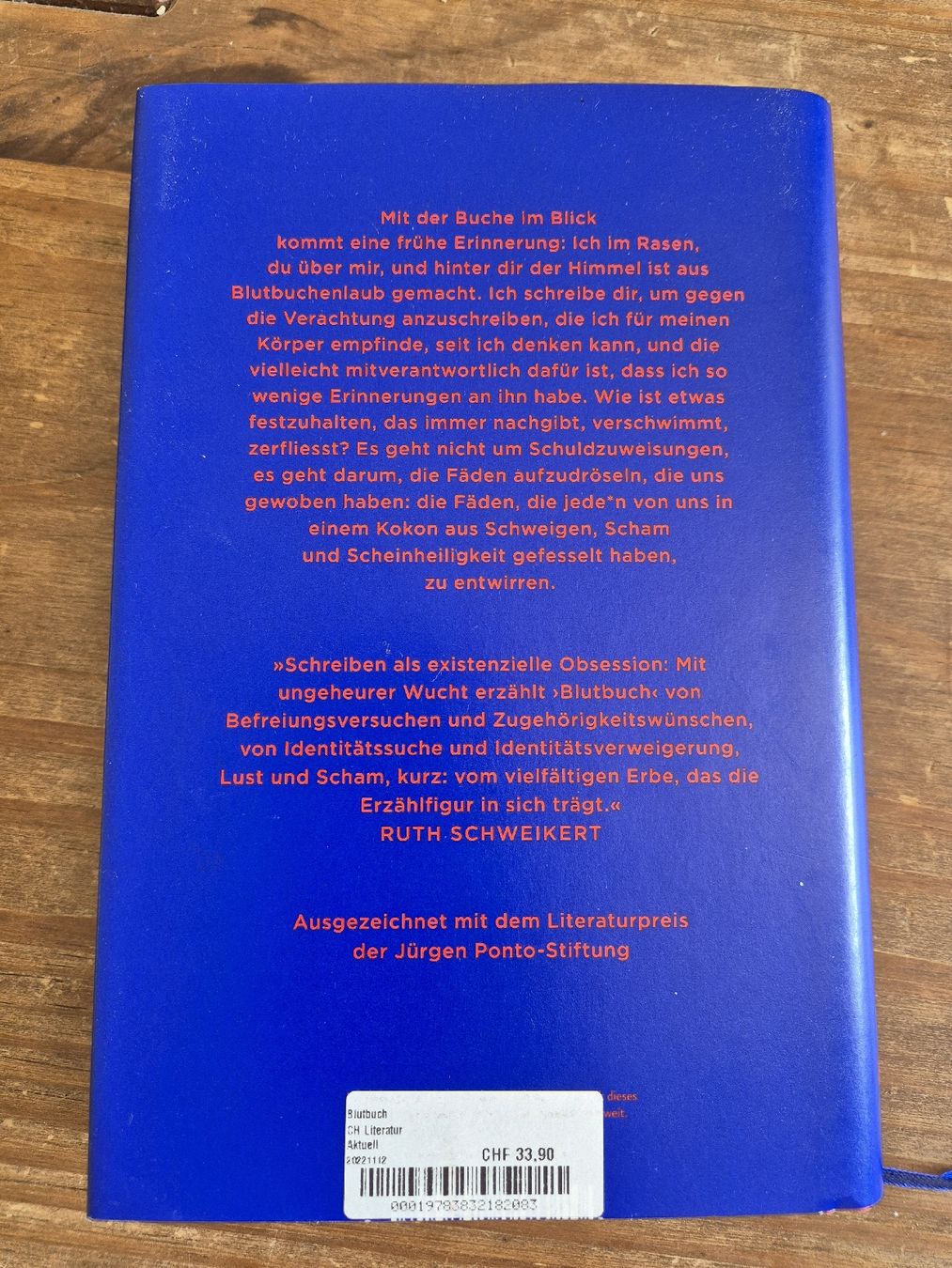 Libri: Kim de L'Horizon - Blutbuch – Nuovo (secondo la descrizione) da Zürich venduto da corinka4 1