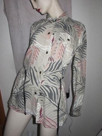 Wunderschöne Sommerjacke Blazer mit Leinen  Gr.M