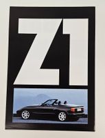 Prospekt Flyer Poster BMW Z1