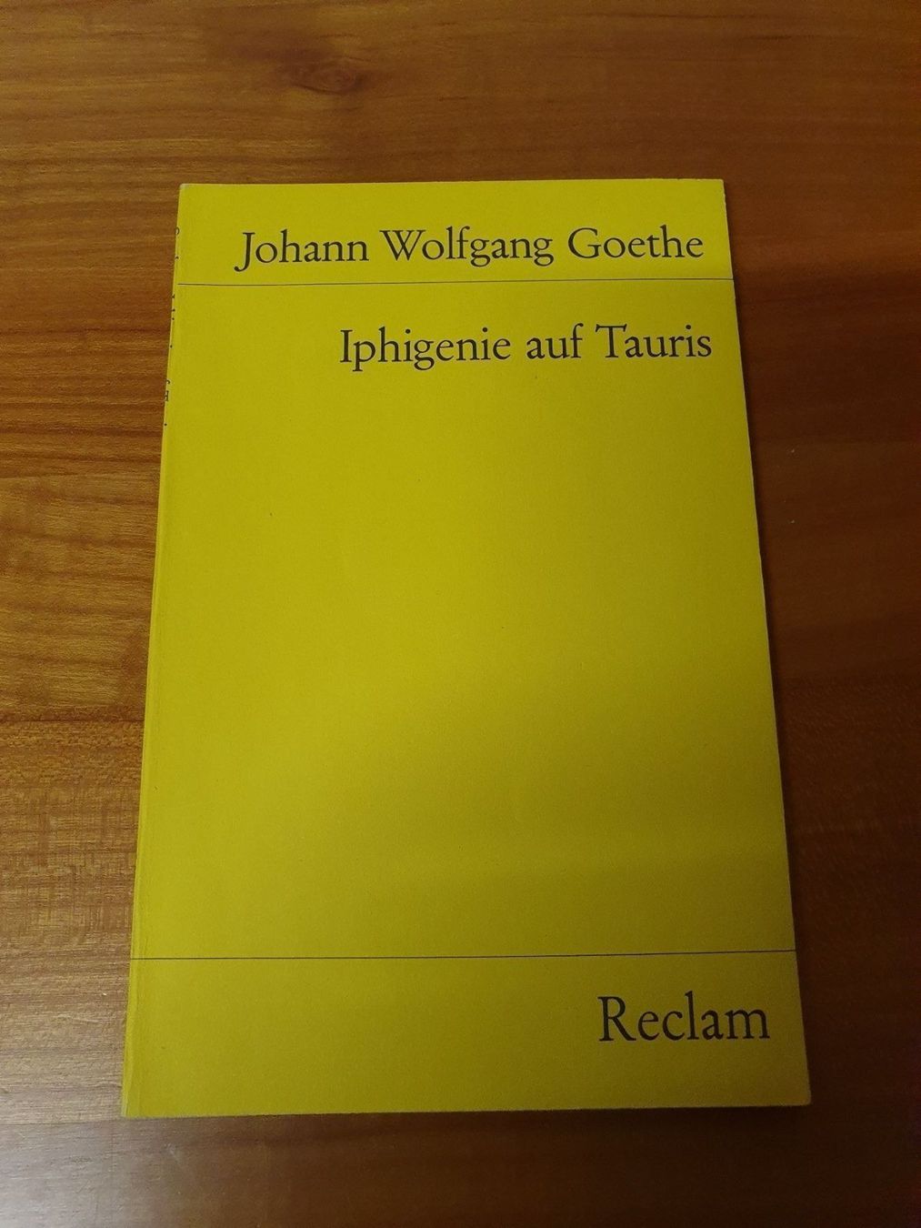 Libri: Johann W. Goethe- Iphigene und Tauris – Usato da Oberdorf BL venduto da BaldenEagle