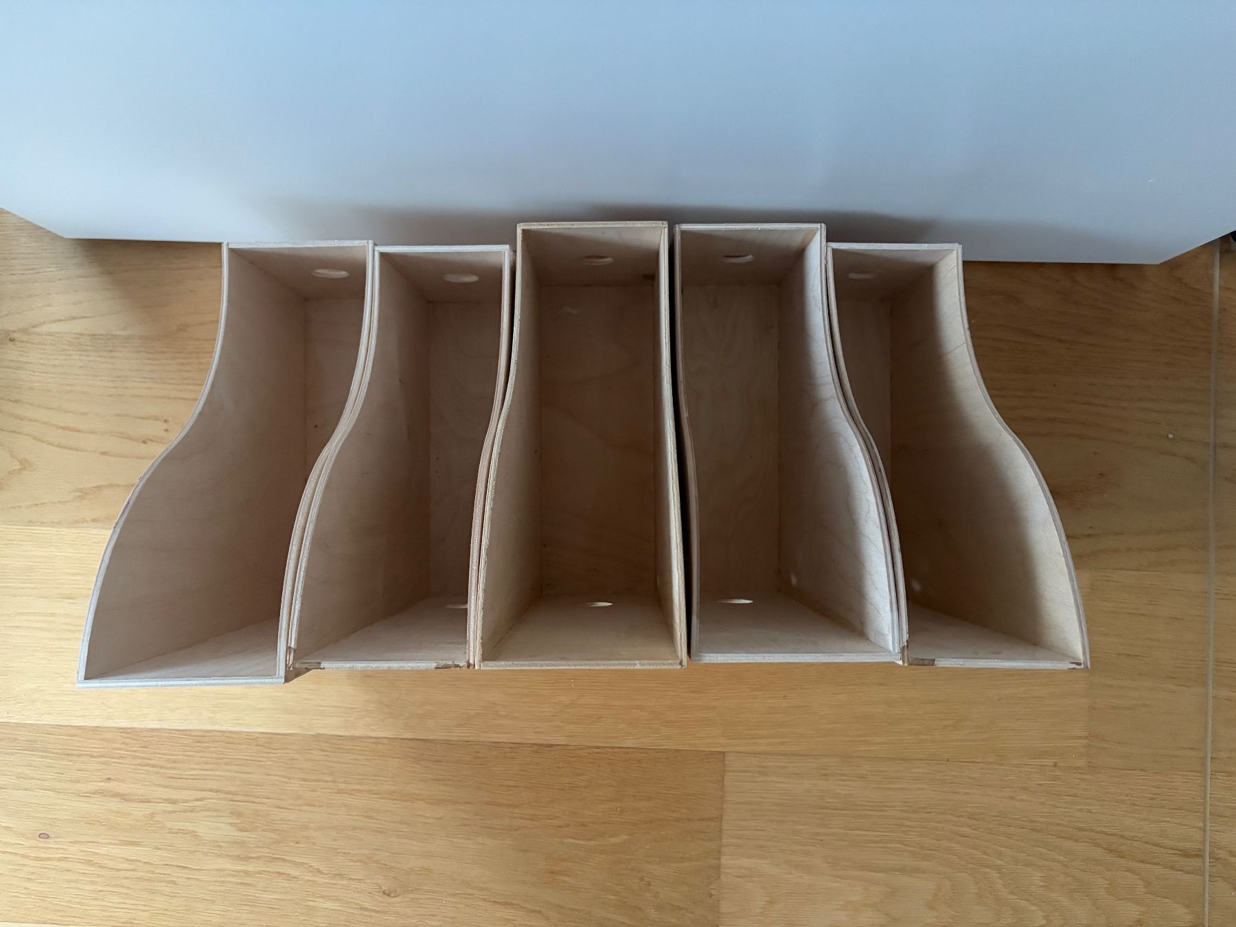 Ordner: Ablagefächer 5 Stk. aus Holz – Gebraucht aus Windisch von Laura_1991 2