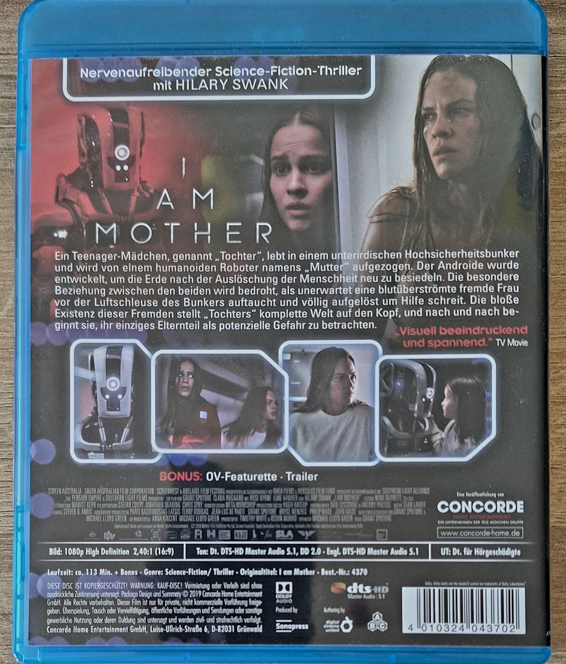 Tutti i DVDs: I Am Mother – Usato da Schaffhausen venduto da Jerry711 1