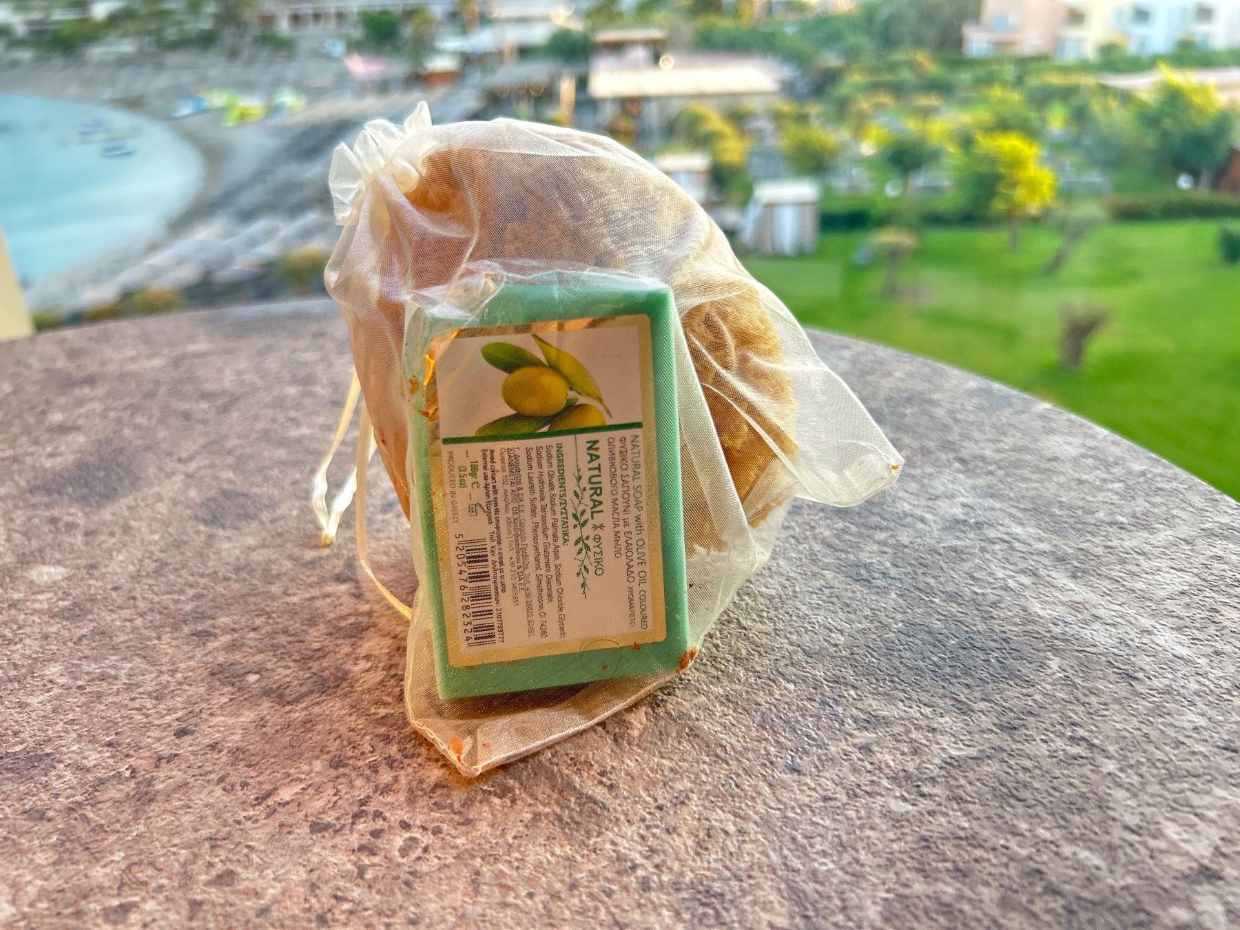 Doccia: Griechischer Naturschwamm Set mit Olivenölseife – Nuovo e nell'imballaggio originale da Dietikon venduto da luc_z852 1