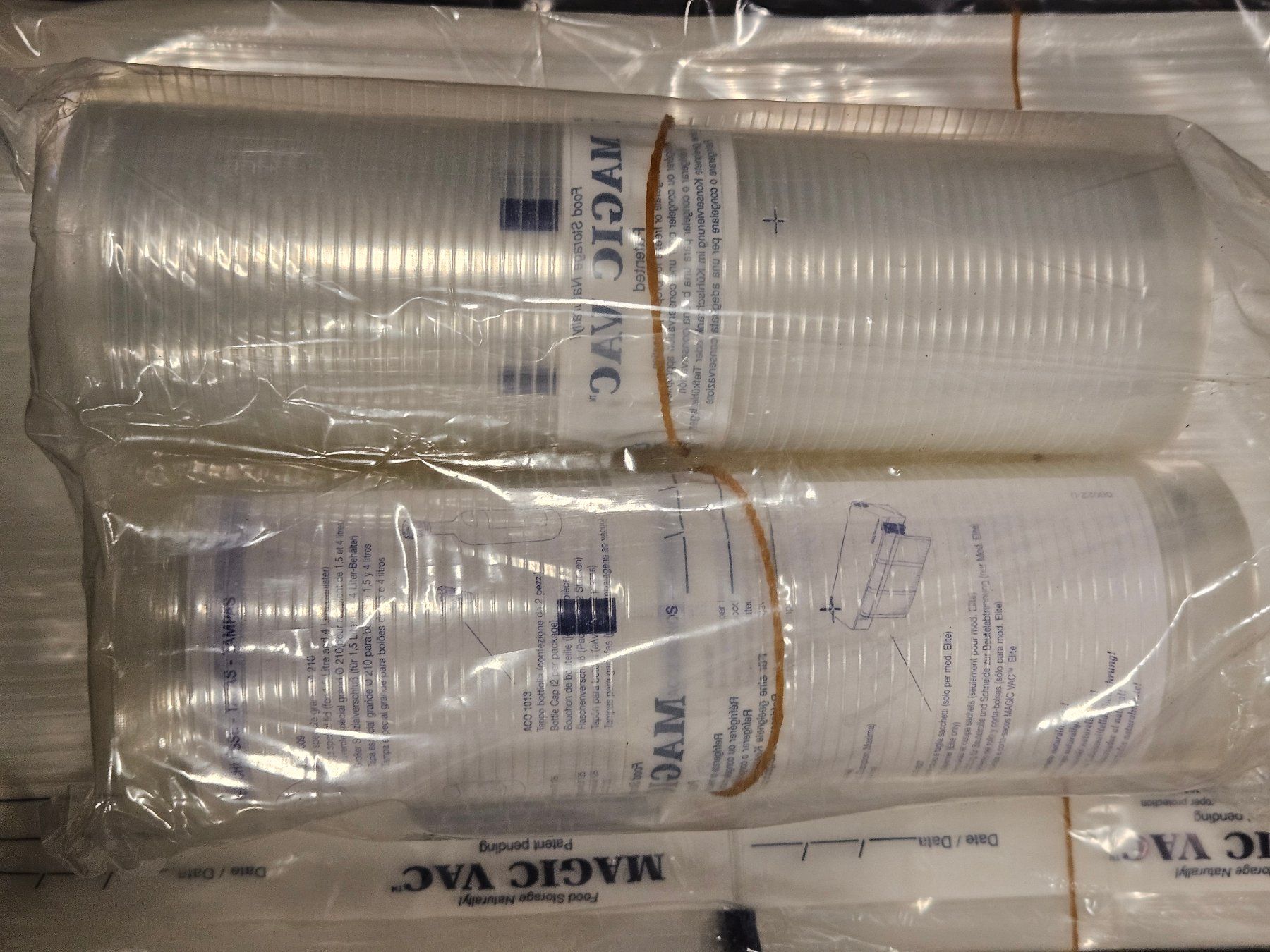 Elettrodomestici da cucina: 2x Vakuumier Rollen 20cm 500cm MAGIC VAC Lebensmittelecht – Nuovo (secondo la descrizione) da Kloten venduto da Euroasia