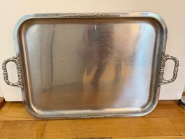 Serviertablett von ALESSI 1960's Inox 18/10