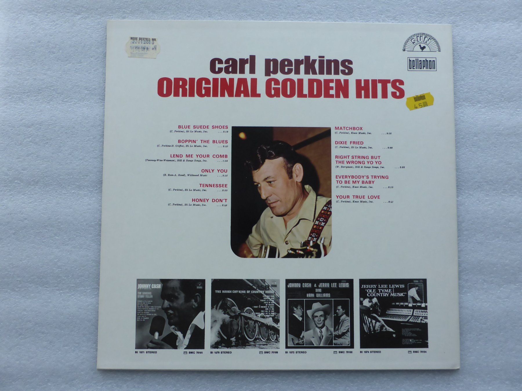 Dischi in vinile: VINYL  LP  CARL PERKINS – Usato da Küssnacht am Rigi venduto da Sunnestrahl 3
