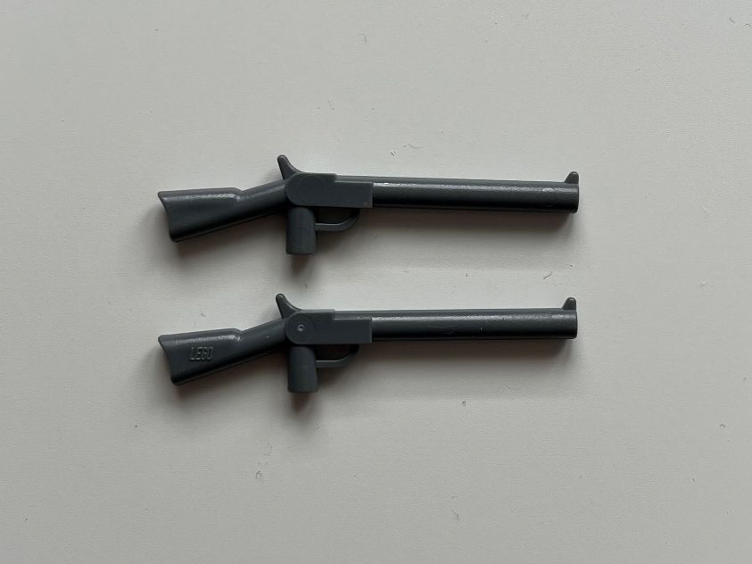 Lego Kit di costruzioni: Lego Rifle, Dark Bluish Gray – Usato da Hirschthal venduto da TamSwissBricks