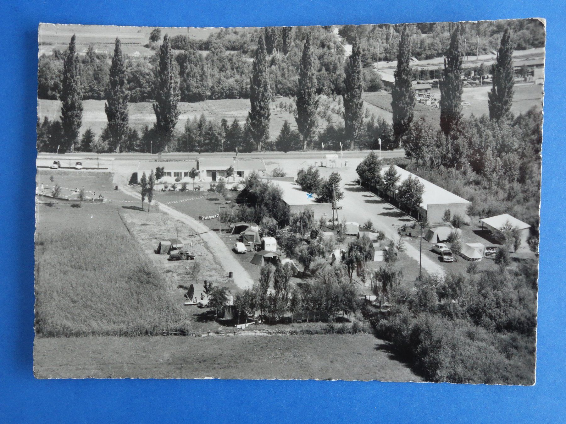 Cartoline postali: RARON - Camping Simplonblick - 1965 – Usato da Ibach venduto da Ibanto