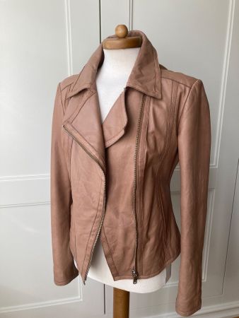 REBECCA CORSI LEDER JACKE, GR.S (IT40), BUTTERWEICH, NEU!