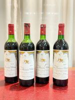 4 Flaschen Mouton Baronne Philippe, Pauillac, 1978/1986