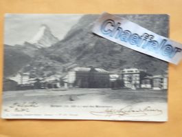 1906  Zermatt und das Matterhorn