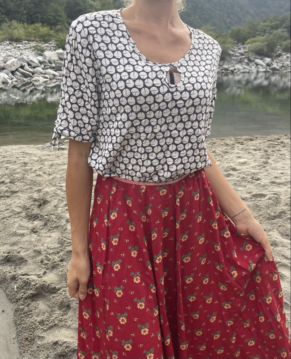 Camicette: Chic camicia di viscosa-tg S/M-nuova – Nuovo (secondo la descrizione) da Gordevio venduto da LanaZimm 2