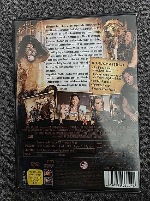 Tutti i DVDs: Nachts im Museum dvd – Usato da Welschenrohr venduto da finnocente 1