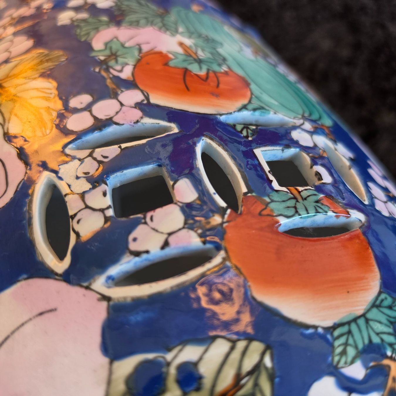 Sgabelli: Chinese Ceramic Garden Stool, Keramik Hocker, Handarbeit – Usato da Nottwil venduto da Wondewa-Shop 6
