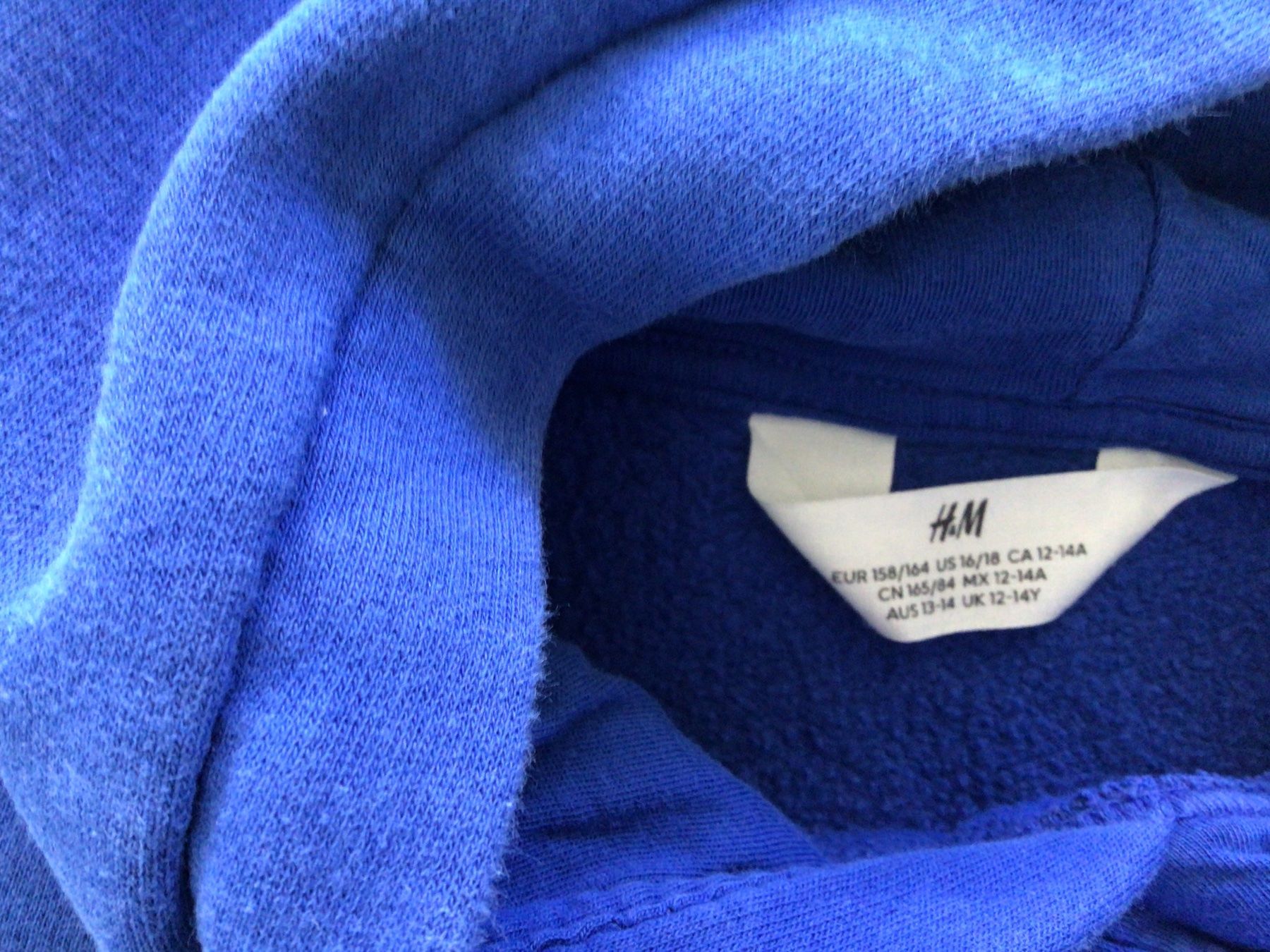 H&M Maglioni & Felpe: Blauer Kapuzenpullover, Grösse 158/164 – Usato da Frauenfeld venduto da Stehojen 5