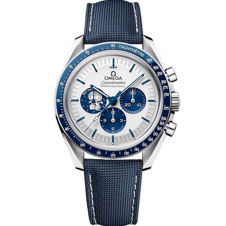 Omega Speedmaster Silver Snoopy Award 50th Anniversary (Neu und ...