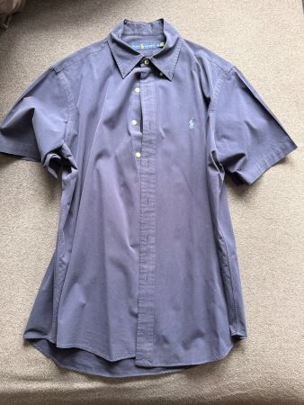 Ralph Lauren Hemd Grösse L/G kurzarm Blau