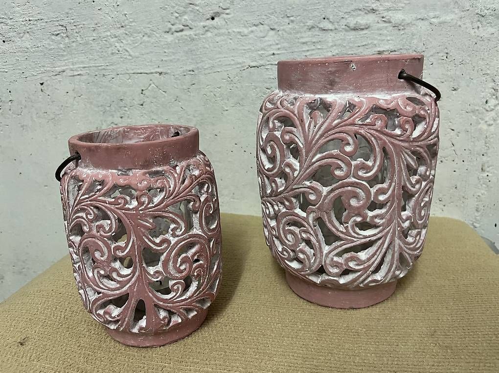 Lanterne: Betonlaternen shabby chic – Usato da Kerns venduto da sar_8dz9
