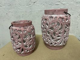 Betonlaternen shabby chic
