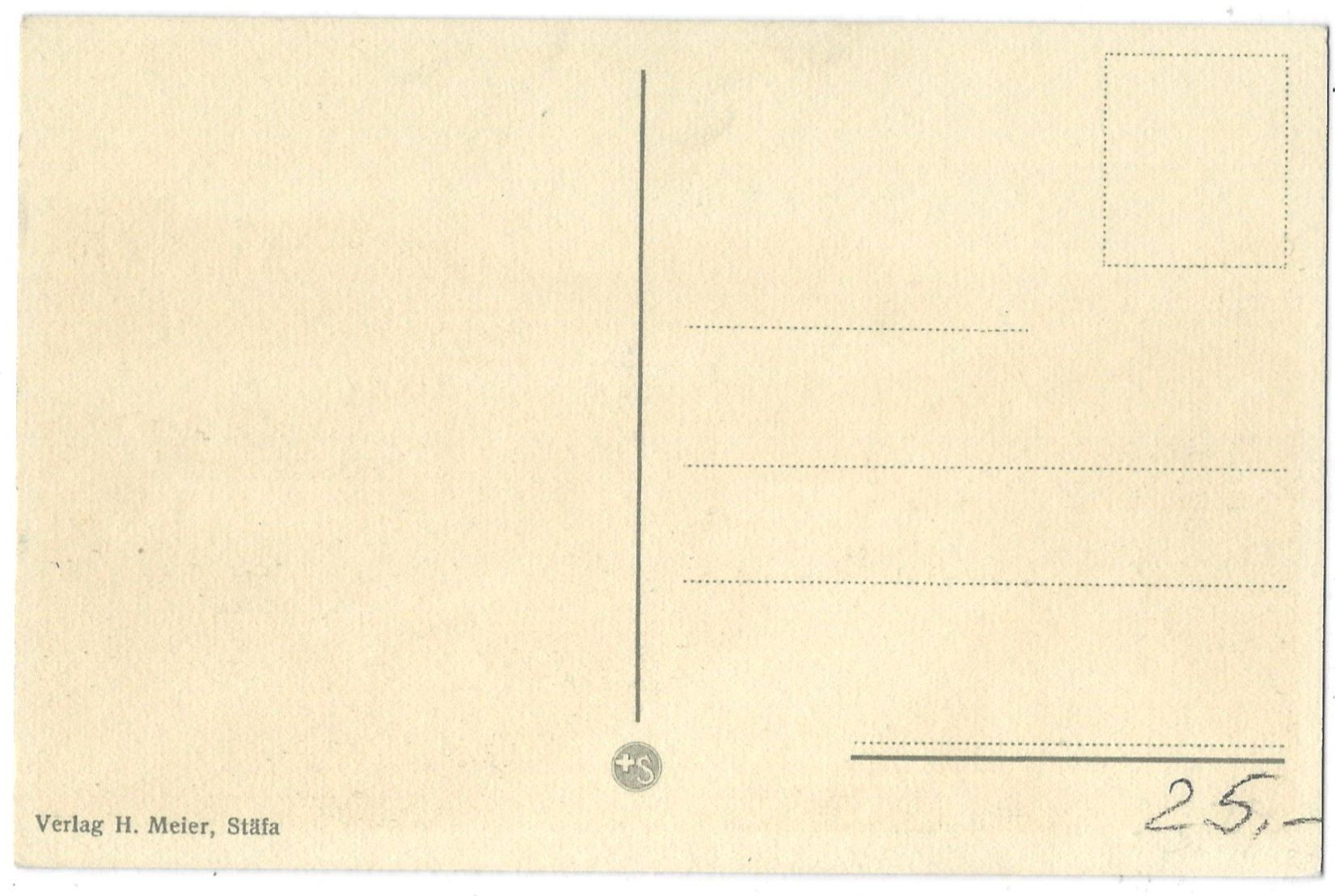 Cartoline postali: Stäfa – Usato da Bütschwil venduto da Jackson1A 1
