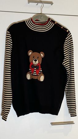 Leo & Ugo Pullover mit Teddy-Motiv, Grösse 5  ca.Gr.42