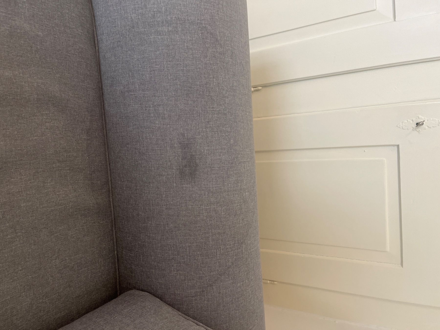 Divani: Ecksofa Schlaffunktion Bettkasten Grau Stoff ca. 250cm – Usato da St. Gallen venduto da cha_gk52 6