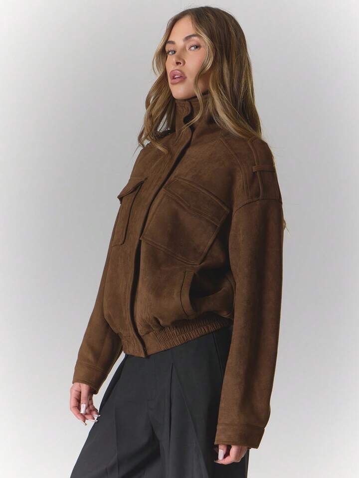 Giacche: Veste en simili daim – Nuovo e nell'imballaggio originale da Genève venduto da Annilu 4