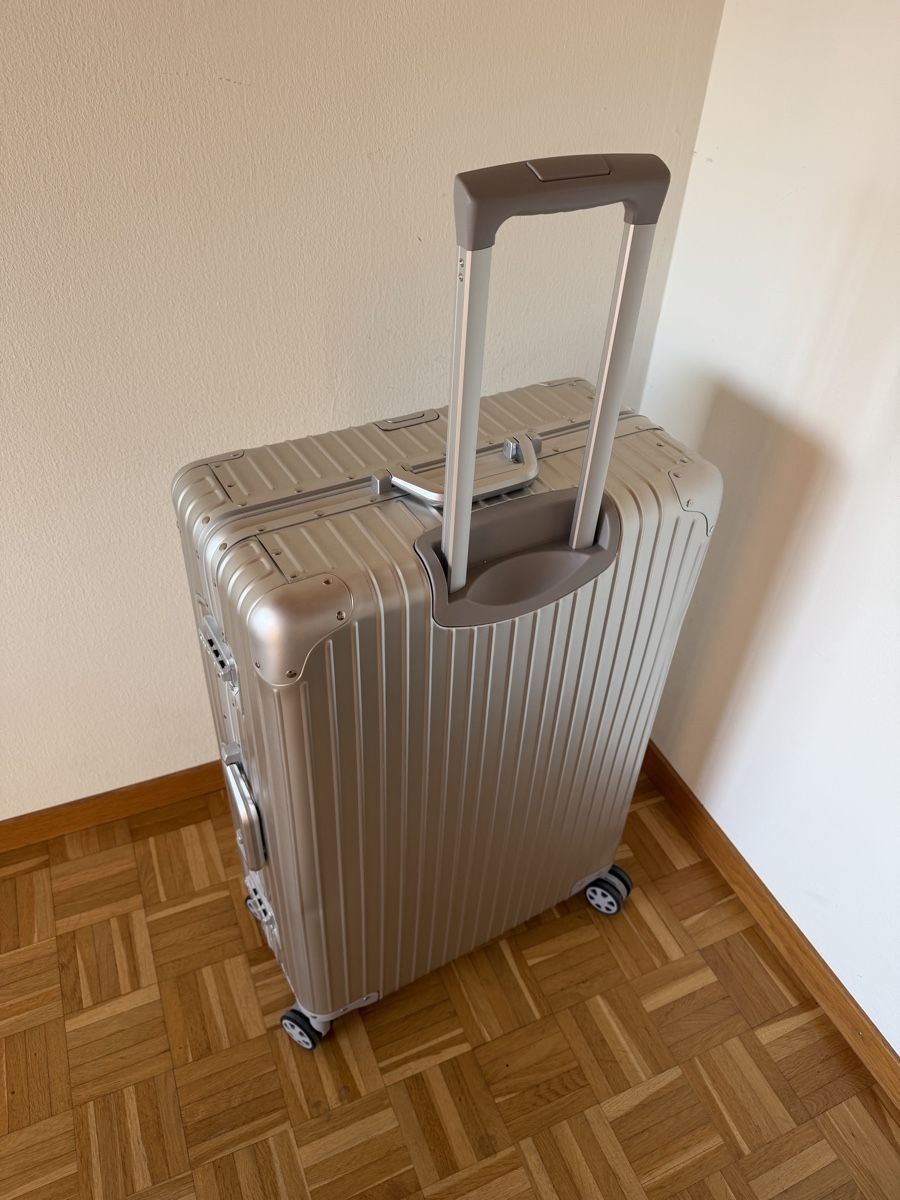 Reisekoffer: Hartschalenkoffer silber – Gebraucht aus Kaltbrunn von salomonsandro 6