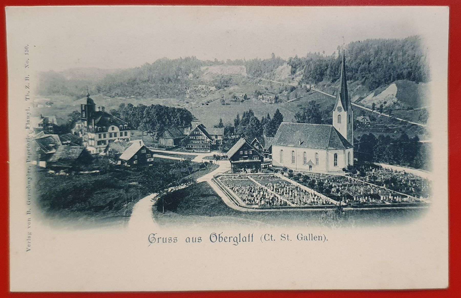 Cartoline postali: Gruss aus Oberglatt SG – Usato da Kreuzlingen venduto da Rschweiz1