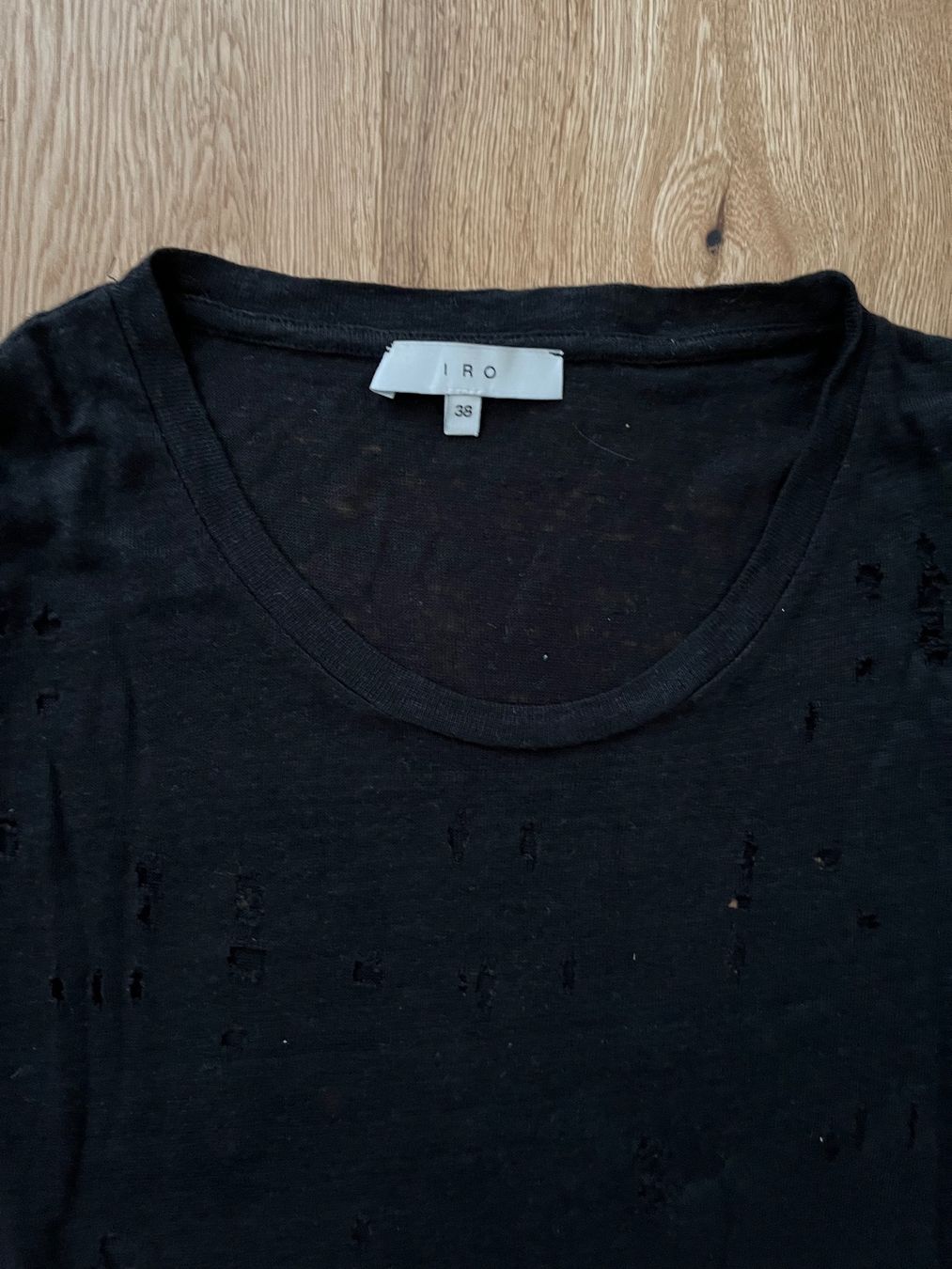 Iro T-shirt: IRO Clayd Leinentshirt, Gr. 38 – Usato da Interlaken venduto da fbnscl 3