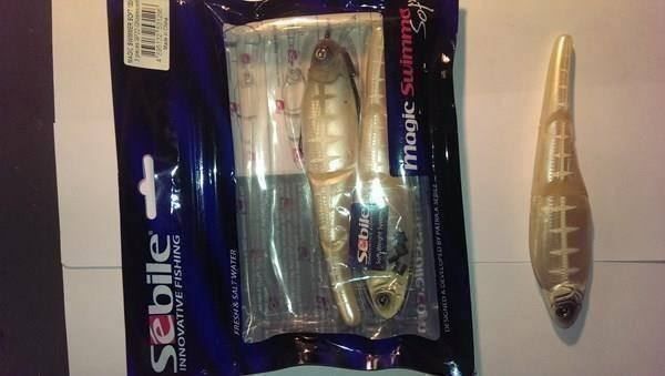 Esche: Sebile Magic Swimmer 130 mm ghostescent – Nuovo e nell'imballaggio originale da Fribourg venduto da versus702
