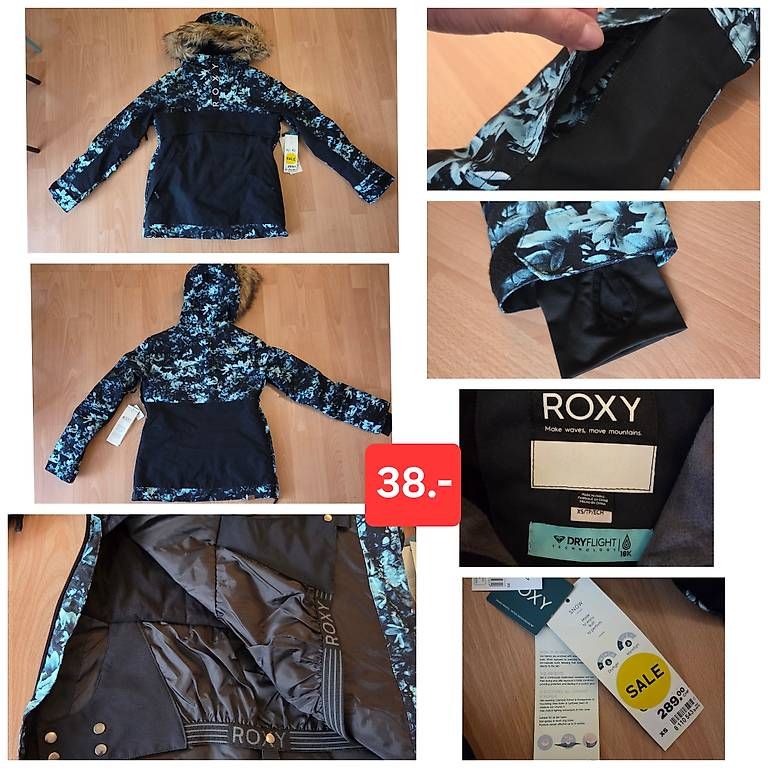 Roxy Giacche: Neue Roxy Skijacke Grösse XS – Usato da Starrkirch-Wil venduto da Tamarax