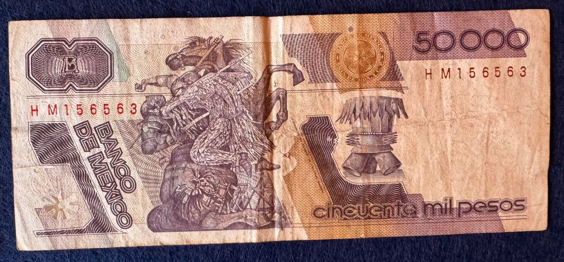 Banconote: 5 schöne Banknoten Mexico ab 1981 – Usato da Andwil SG venduto da Ariisa1234 9